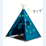 TeePee Tent Blue/Green with Window