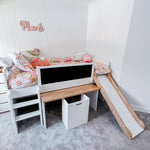 SLEEPY TIME KIDS Loft Bed with Slide and Desk - SOLD OUT