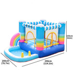 Rainbow Bouncy Castle Inflatable (62112)