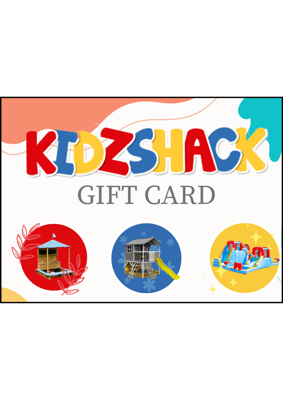 KIDZSHACK GIFT CARDS