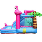 Flamingo Fun Inflatable with Slide and Pool (72044)