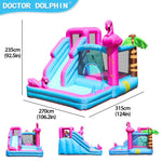 Flamingo Fun Inflatable with Slide and Pool (72044)