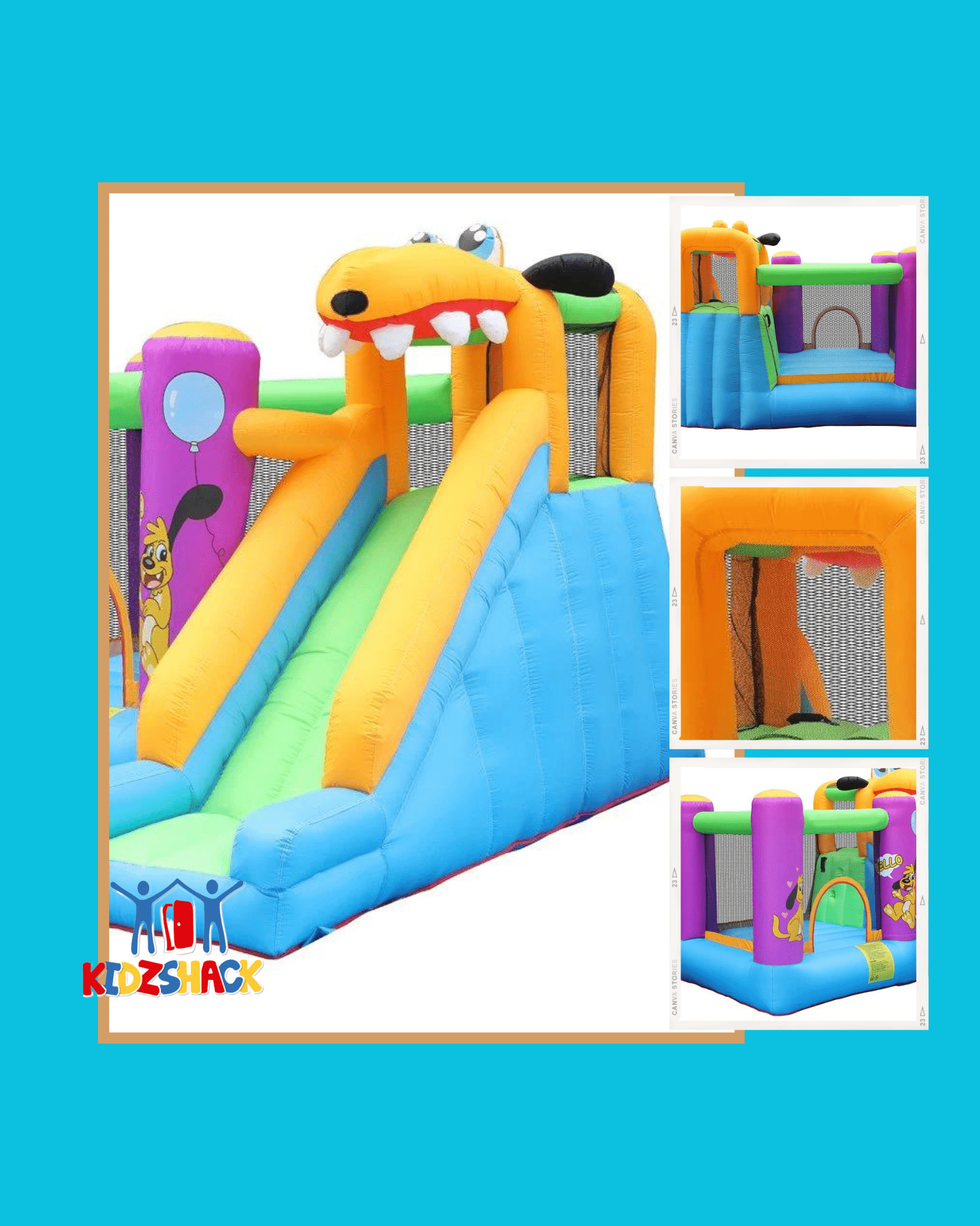 Scooby Super Slide Inflatable - KidzShack