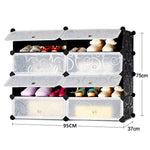 Stylish Shoe Cabinet 8 Compartment