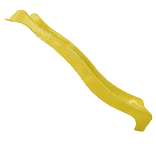 Plastic 1.8m Yellow Slide for Cubby House