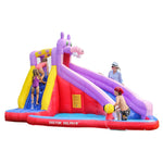 Purple Hippo Bouncy Castle (63100) LOW STOCK